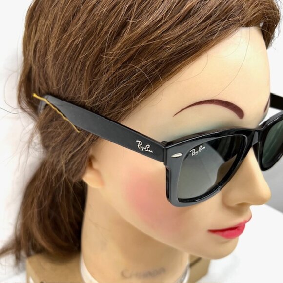 2 Pairs of Ray Ban Sunglasses, 1 x Men's Brown, 1 x Ladie Black  RB 2140 (#9) - Picture 2 of 12